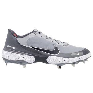 Size 13 Mens Nike Alpha Huarache Elite 3 Low Grey Metal Baseball Cleats CK0746
